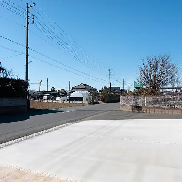 駐車場の土間コンクリート施工例1